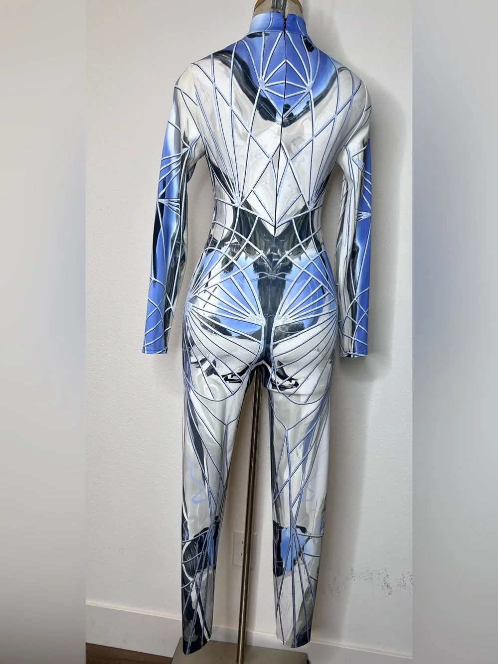 BadInka You Reflect Jumpsuit Costume Rave Festival - Picture 2 of 4
